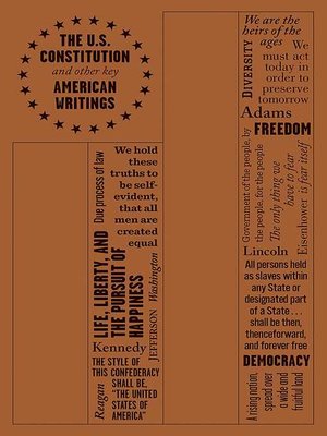 cover image of The U.S. Constitution and Other Key American Writings